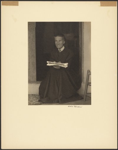 Sœur Sarah, Shaker Settlement, Mt. Lebanon, New York - Doris Ulmann