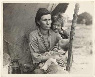 Cueilleurs de pois sans ressources, Californie - Dorothea Lange