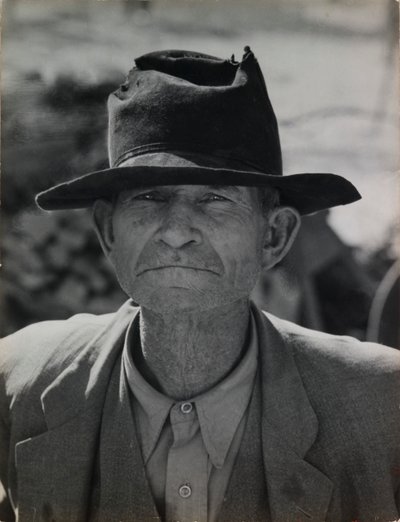Ancien fermier locataire sur subvention de secours, Imperial Valley, Californie - Dorothea Lange