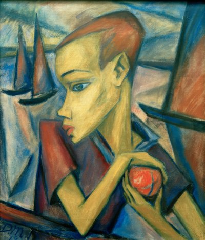 Garçon avec ballon rouge - Dorothea Mätzel Johannsen