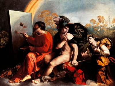 Jupiter et le peintre, par Dosso Dossi - Dosso Dossi