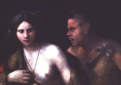 Nymphe et Satyre - Dosso Dossi
