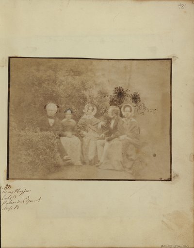 Sir David Brewster avec Miss Mary Playfair, Lady Brewster, M. Pakenham Edgeworth et Miss Brewster - Dr. John Adamson
