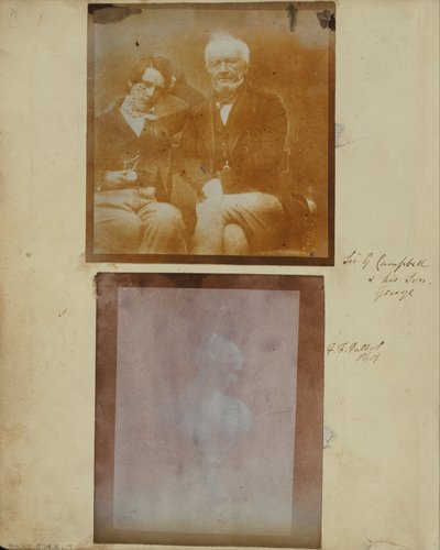 Sir George Campbell et son fils, George - Dr. John Adamson