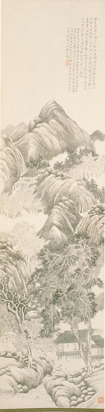 La retraite de la banane pourpre après Tang Yin - Du Qian