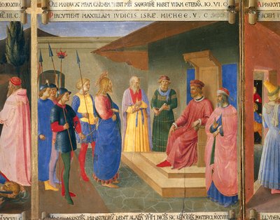 Christ devant Caïphe (détail) - Duccio di Buoninsegna