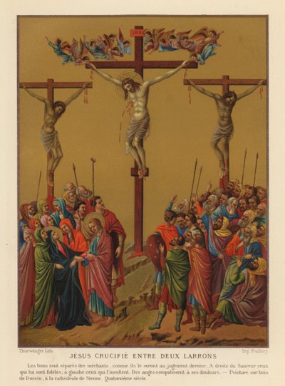 Crucifixion de Jésus-Christ - Duccio di Buoninsegna