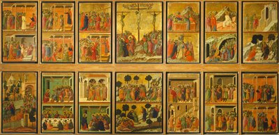 Épisodes de la Passion et de la Résurrection du Christ - Duccio di Buoninsegna