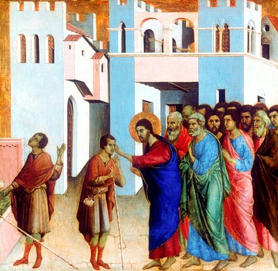 Jésus ouvre les yeux de l