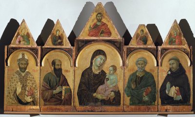 Polyptyque n° 28 (Polyptyque de Sienne) - Duccio di Buoninsegna