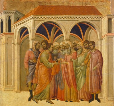 La Trahison de Judas (détail) - Duccio di Buoninsegna