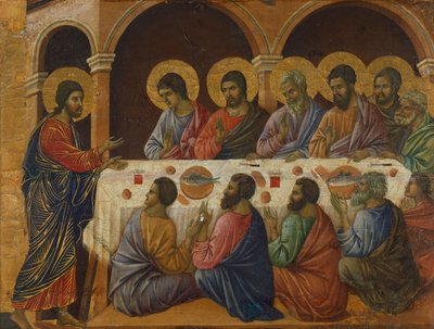 La Cène (détail) - Duccio di Buoninsegna