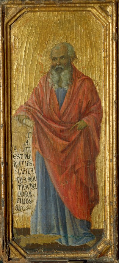 Le prophète Jérémie (détail) - Duccio di Buoninsegna
