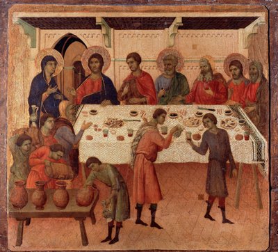 Les Noces de Cana - Duccio di Buoninsegna