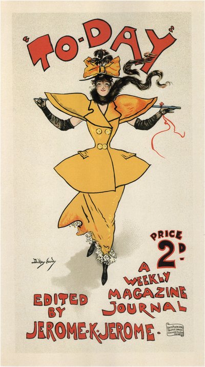 Journal To-Day, édité par Jerome K. Jerome, affiche, 1895 - Dudley Hardy