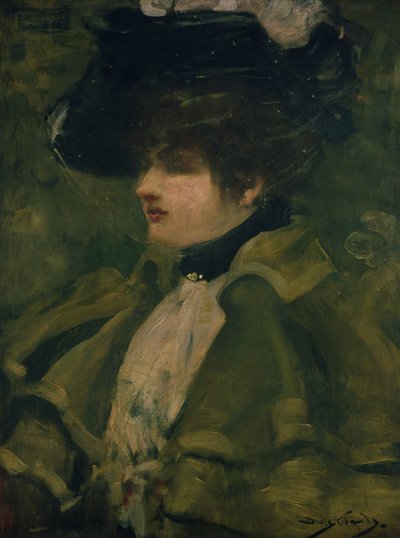 Portrait de Sarah Bernhardt - Dudley Hardy