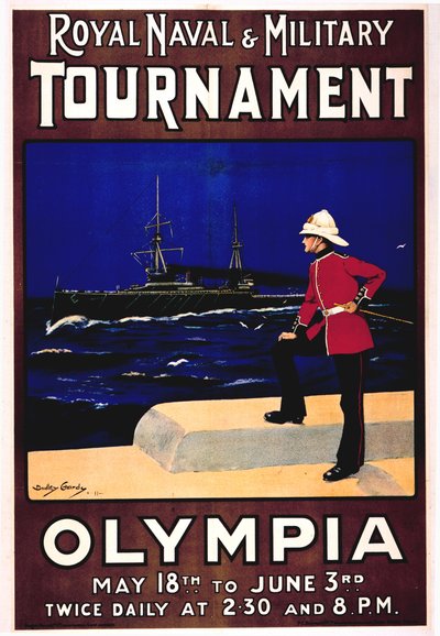Tournoi naval et militaire royal, 1911 - Dudley Hardy