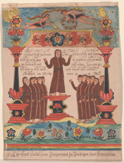 Jésus est allé vers ses disciples, vers 1810-20 - Durs Sr. and Rudy, Durs Jr. Rudy
