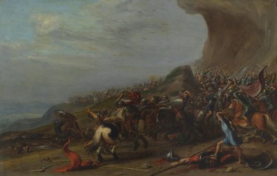 David terrassant Goliath - Dutch