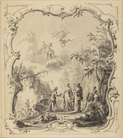 Le jugement de Pâris - Dutch 18th Century