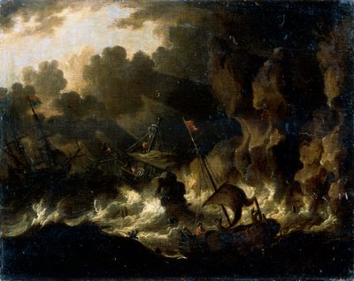 Mer orageuse, 17e siècle - Dutch Master