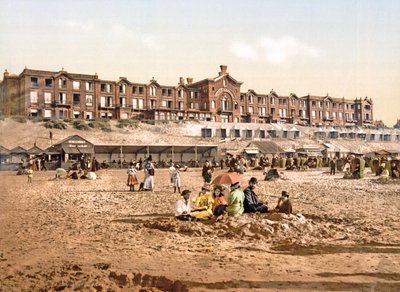 Hôtel Orange depuis la plage de Scheveningen, pub. c.1900 - Dutch Photographer