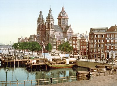 Sint-Nicolaasbasiliek, Amsterdam, pub. c.1900 - Dutch Photographer