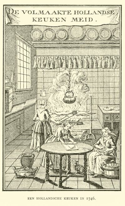 Une cuisine néerlandaise en 1746 - Dutch School