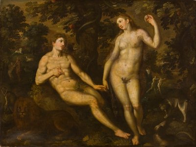 Adam et Ève dans le Jardin d