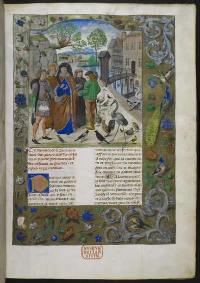 Bartholomaeus Angelicus, de De proprietatibus rerum en français (Livre des proprietez des choses) - Dutch School