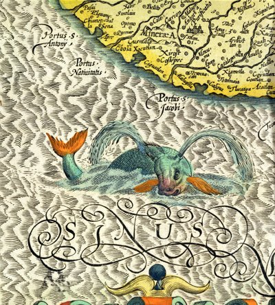 Monstre marin, détail de p.369-70 de 