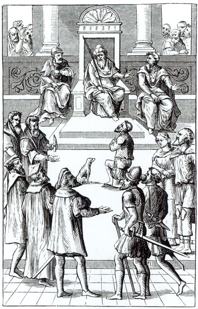 Confession pour amendes devant le tribunal, d