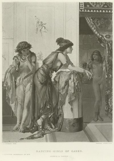 Danseuses de Cades (gravure) - Dutch School