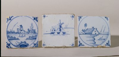 Carreaux de Delft, c.1750-1800 - Dutch School