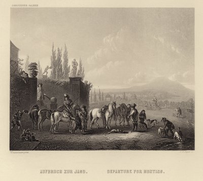 Départ pour la Chasse - Dutch School