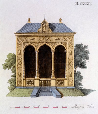 Dessin du Magazine of Garden Gems par G. van Laar, publié en 1802 - Dutch School