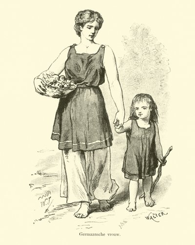 Femme germanique - Dutch School