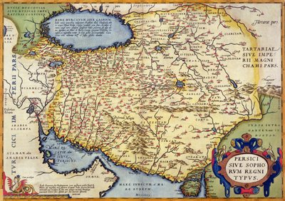 Carte de la Perse, du Theatrum Orbis Terrarum, pub. par Abraham Ortelius, Anvers, c.1590 - Dutch School