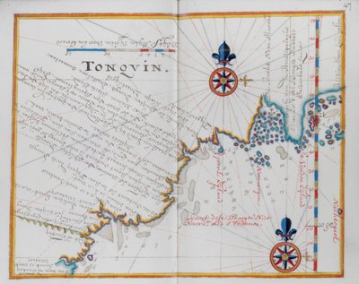 Carte du Tonkin, Chine - Dutch School
