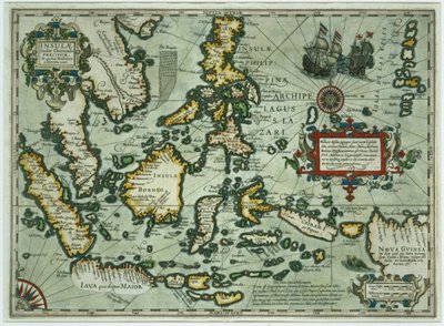 Carte des Indes orientales, pub. 1635 à Amsterdam - Dutch School