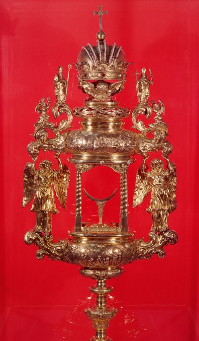 Monstrance, portant la marque de Haarlem pour 1764 et peut-être la marque du fabricant, un losange percé - Dutch School