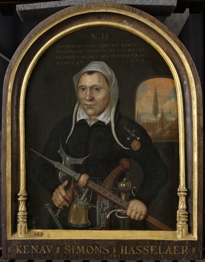 Plankenau Simonsdr Hasselaer, vers 1590-1609 - Dutch School
