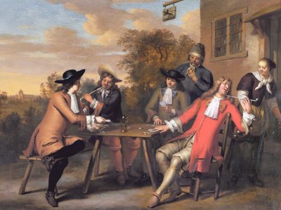 Jouer aux Cartes - Dutch School