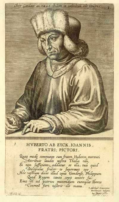 Portrait de Hubert van Eyck, planche 1 d