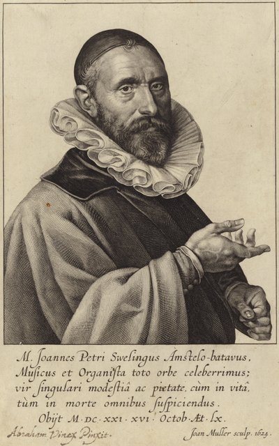 Portrait de Jan Pieterszoon Sweelinck - Dutch School