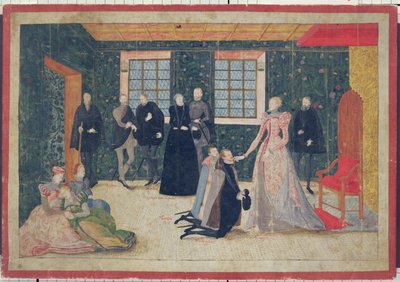 La reine Elizabeth reçoit des ambassadeurs néerlandais - Dutch School