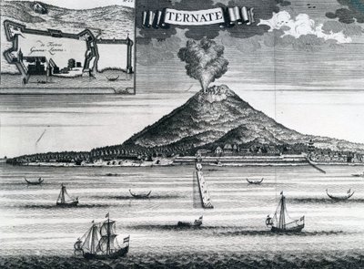 Île de Ternate, vers 1748 - Dutch School