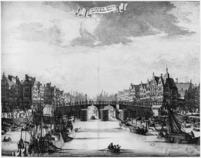 Le nouveau pont à Amsterdam - Dutch School