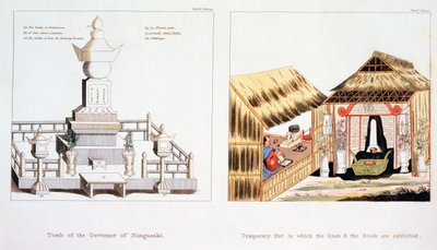 Tombe du gouverneur de Nagasaki et autres objets funéraires, d