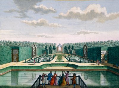 Vue du parterre et de l